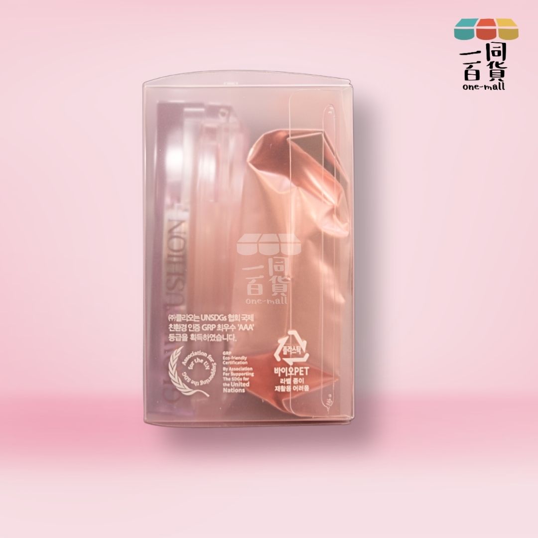 CLIO | 水潤炫亮極緻長效無瑕氣墊粉底 02 Lingerie SPF50+/PA+++ (14g+補充裝14g) (平行進口) A736