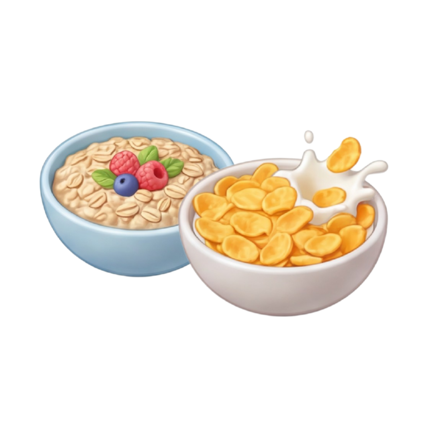 分類主圖展示多款燕麥片玉米片早餐穀物整齊陳列，包裝風格多樣，呈現高纖早餐、即食早餐與全家適用的日用百貨選擇，突顯一同百貨搜羅多地人氣品牌的方便選購體驗。