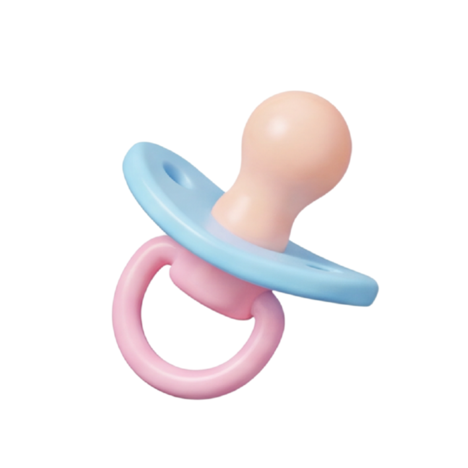 主圖展示多款嬰幼兒安撫奶嘴整齊排列，奶嘴頭採用柔軟矽膠材質，配合透氣擋片與可愛手柄設計，突顯舒緩情緒、睡前安撫與日常哺育用品特色，呈現一同百貨精選的寶寶安撫奶嘴選擇。