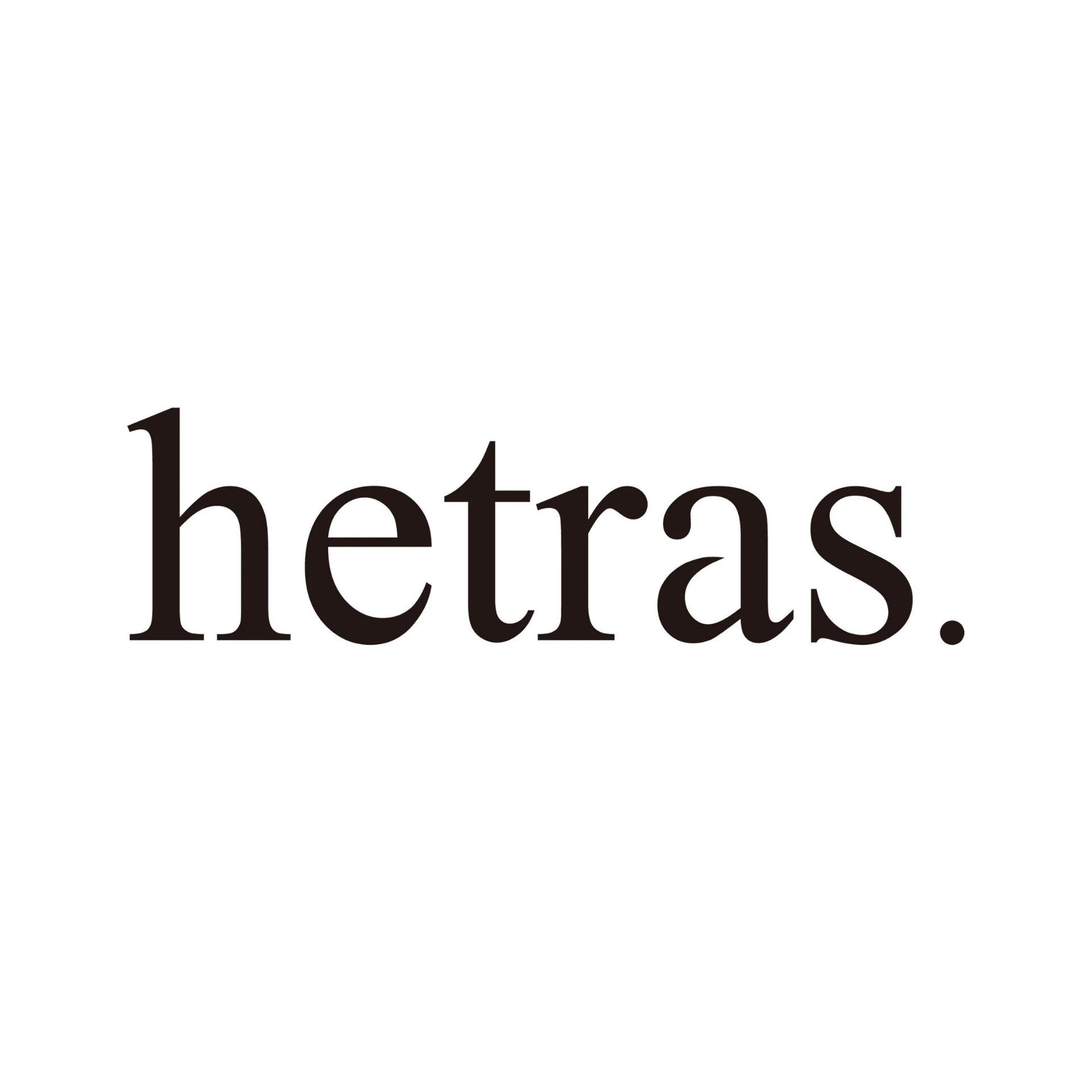 hetras. 是主打居家香氛的生活風格品牌，以香氛噴霧、室內擴香等品類，打造日常也能輕鬆使用的「居家香氣儀式」。品牌常見以清新、柔和的香調與簡約包裝呈現，適合臥室、客廳與衣物空間的日常除味與氛圍營造。若你在找 hetras. 香氛噴霧、hetras. 擴香等居家香氛選擇，在一同百貨可依空間與喜好挑選適合的香型與容量。