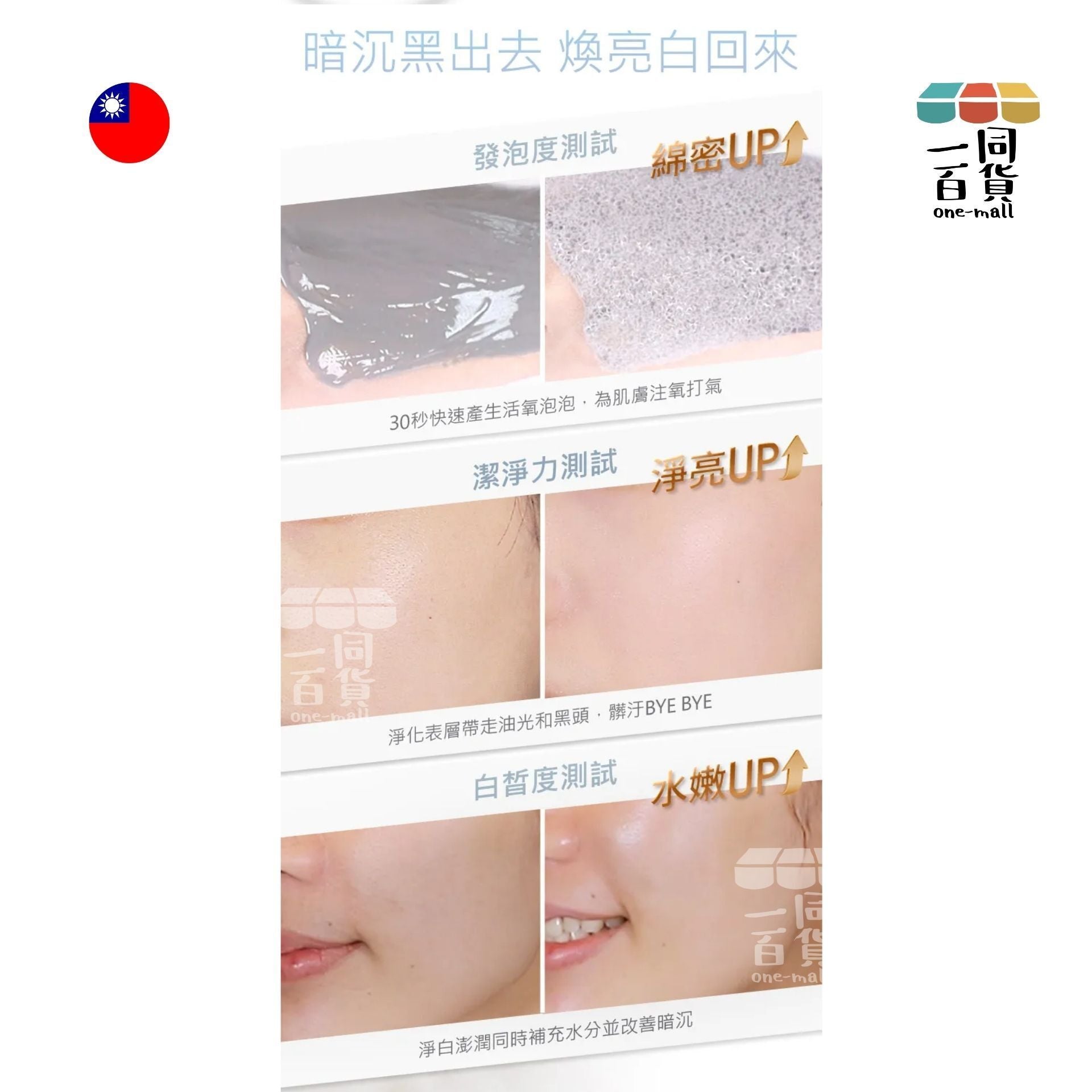 Jealousness | 婕洛妮絲 灰熊厲害瞬白泡泡面膜150ml (平行進口) C621