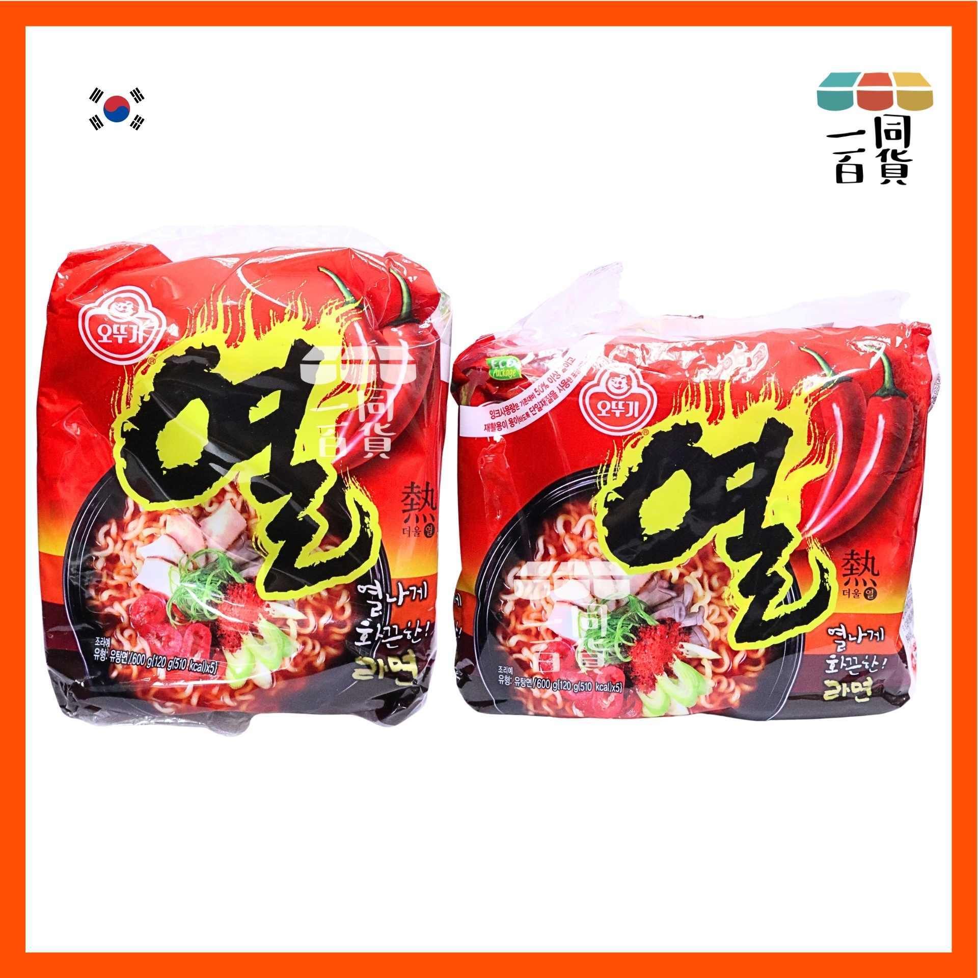 不倒翁 | 韓國熱辣拉麵 120g x 5ea [紅](平行進口) F8-1 exp02Dec2026