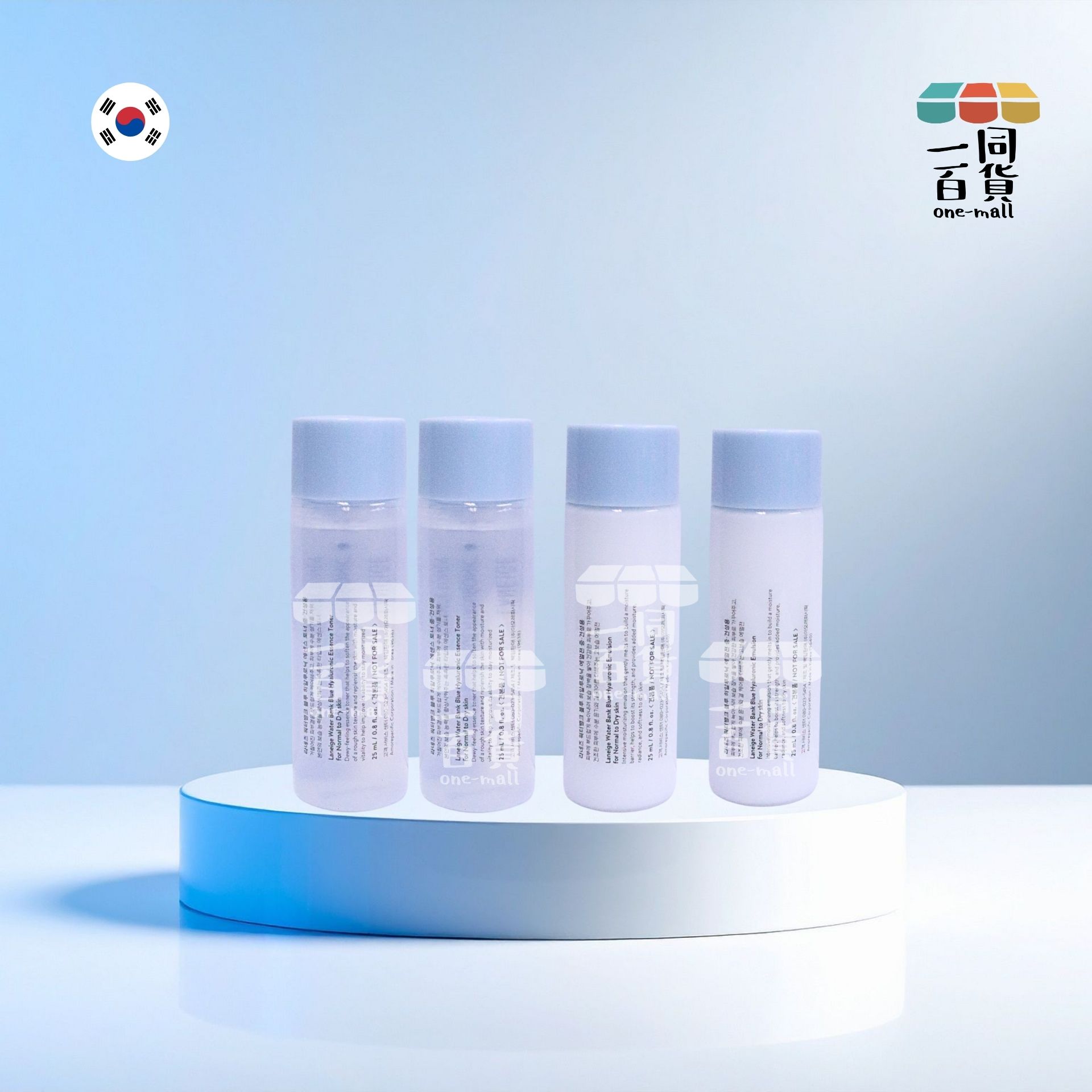 Laneige | 水庫補濕微質酸補濕水乳套裝 25ml x 4ea [無盒](平行進口) C233