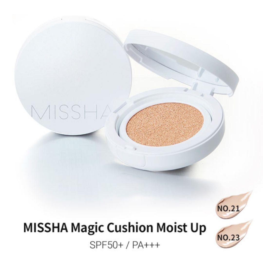 Missha | 魔幻保濕氣墊粉底 No.21 SPF50+/PA+++ 15g #21 白盒 (平行進口) C1-2