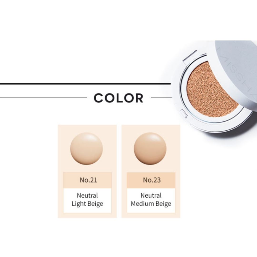 Missha | 魔幻保濕氣墊粉底 No.21 SPF50+/PA+++ 15g #21 白盒 (平行進口) A145