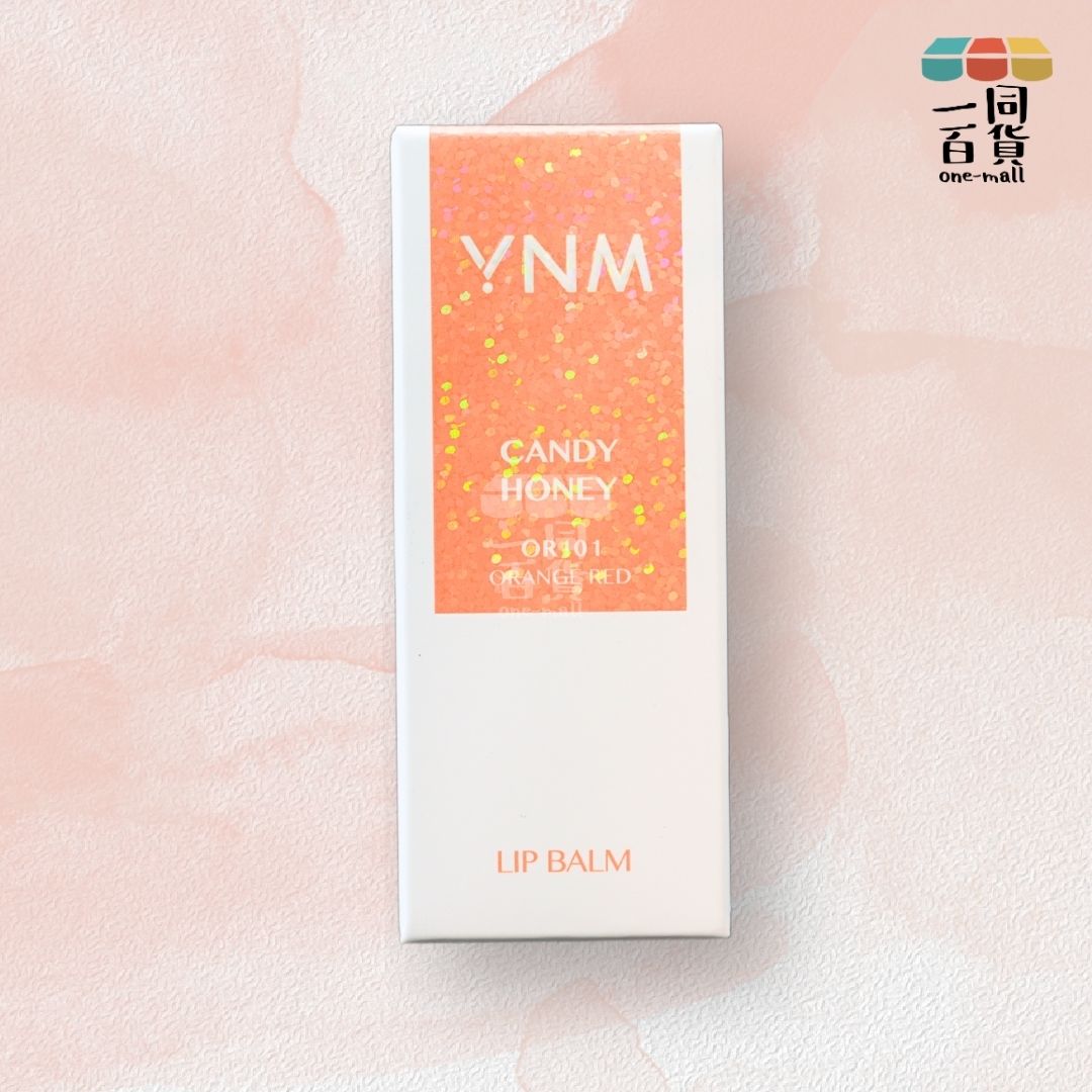 YNM | 糖果蜂蜜溫感變色潤唇膏 OR101 橙紅色 3g (平行進口) B434