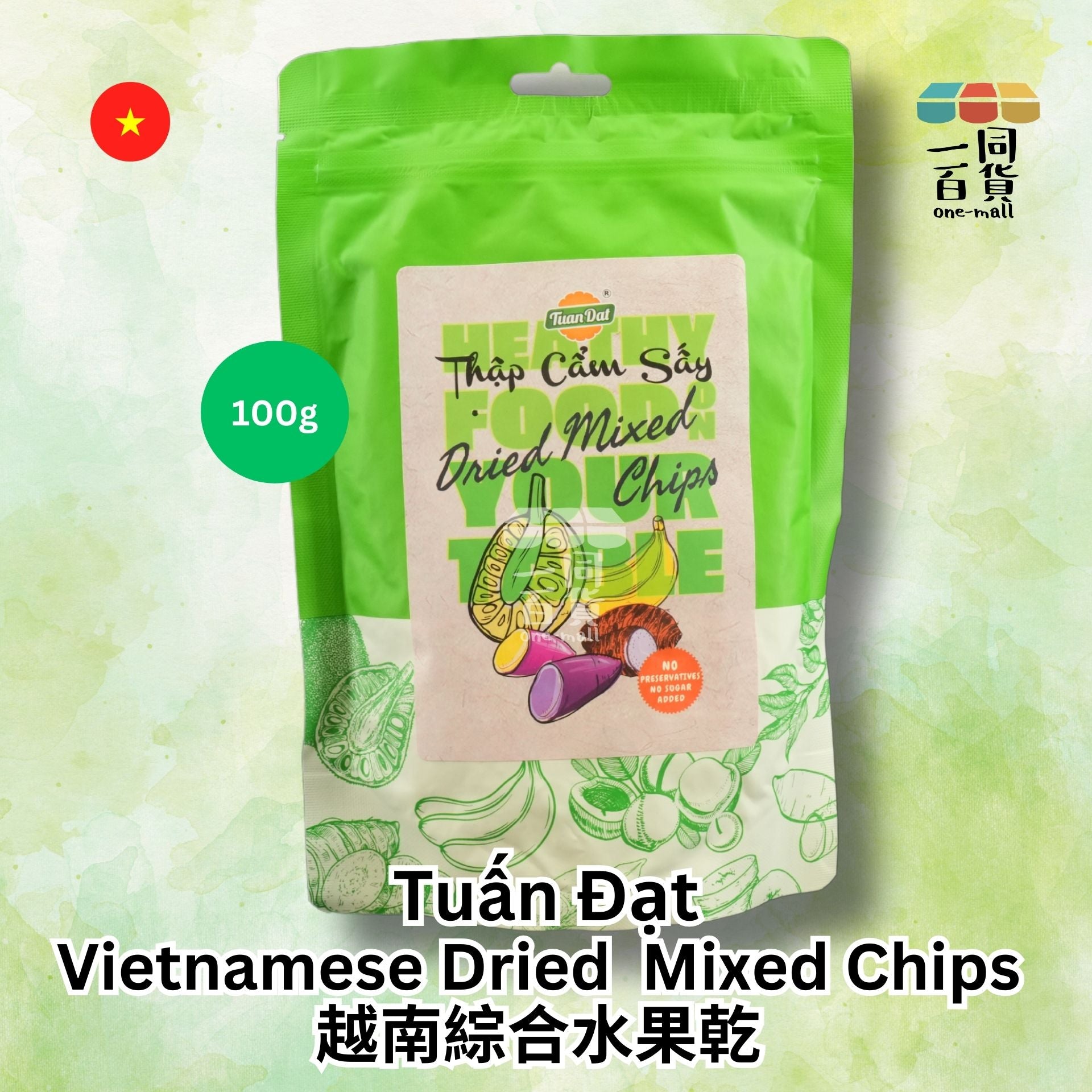 Tuan Dat | Tuan Dat - 越南綜合水果乾 100g (平行進口) F7-1