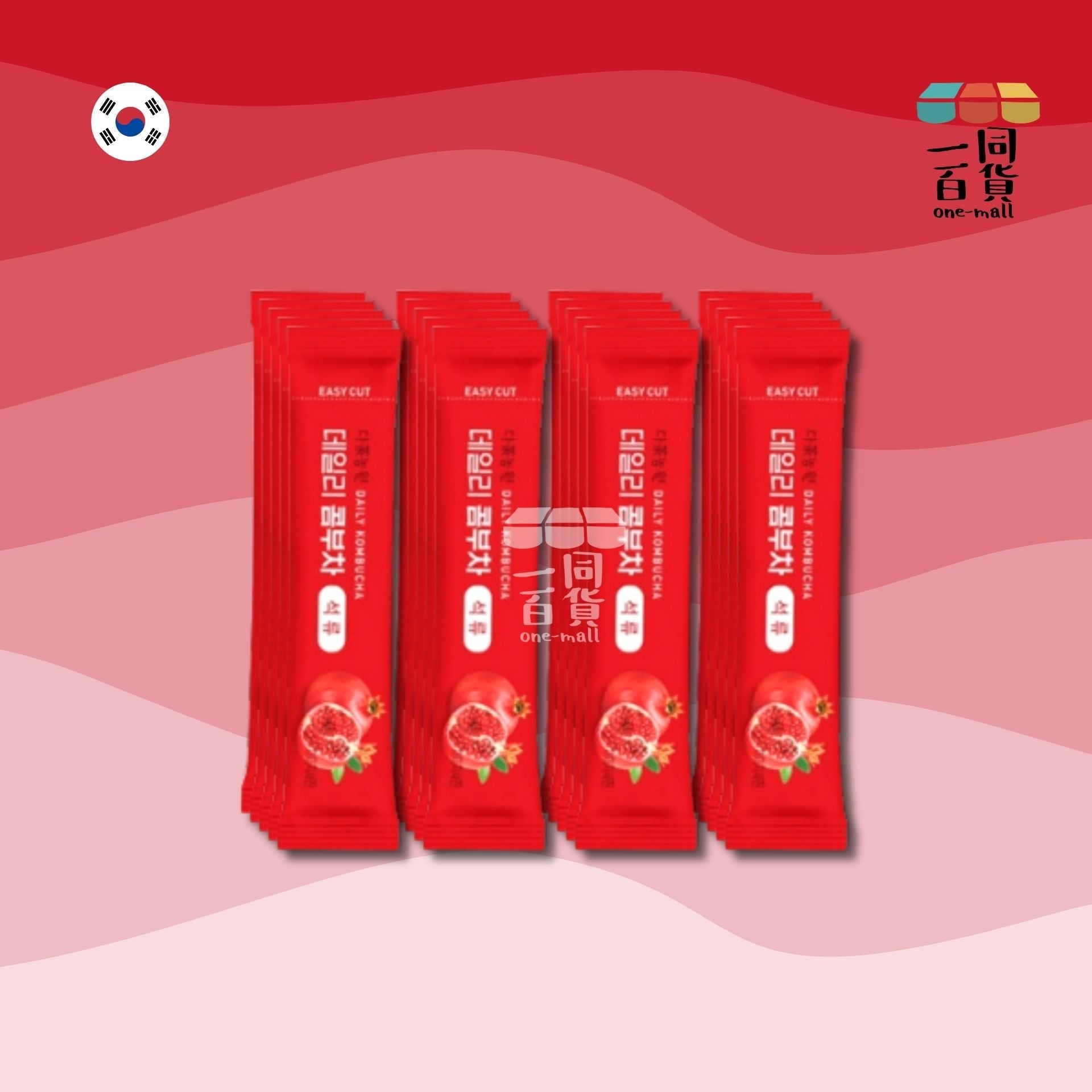 DANONGWON | 大農茶社益生菌每日康普茶 5g x 20條 - 紅石榴味 (平行進口) A4-F