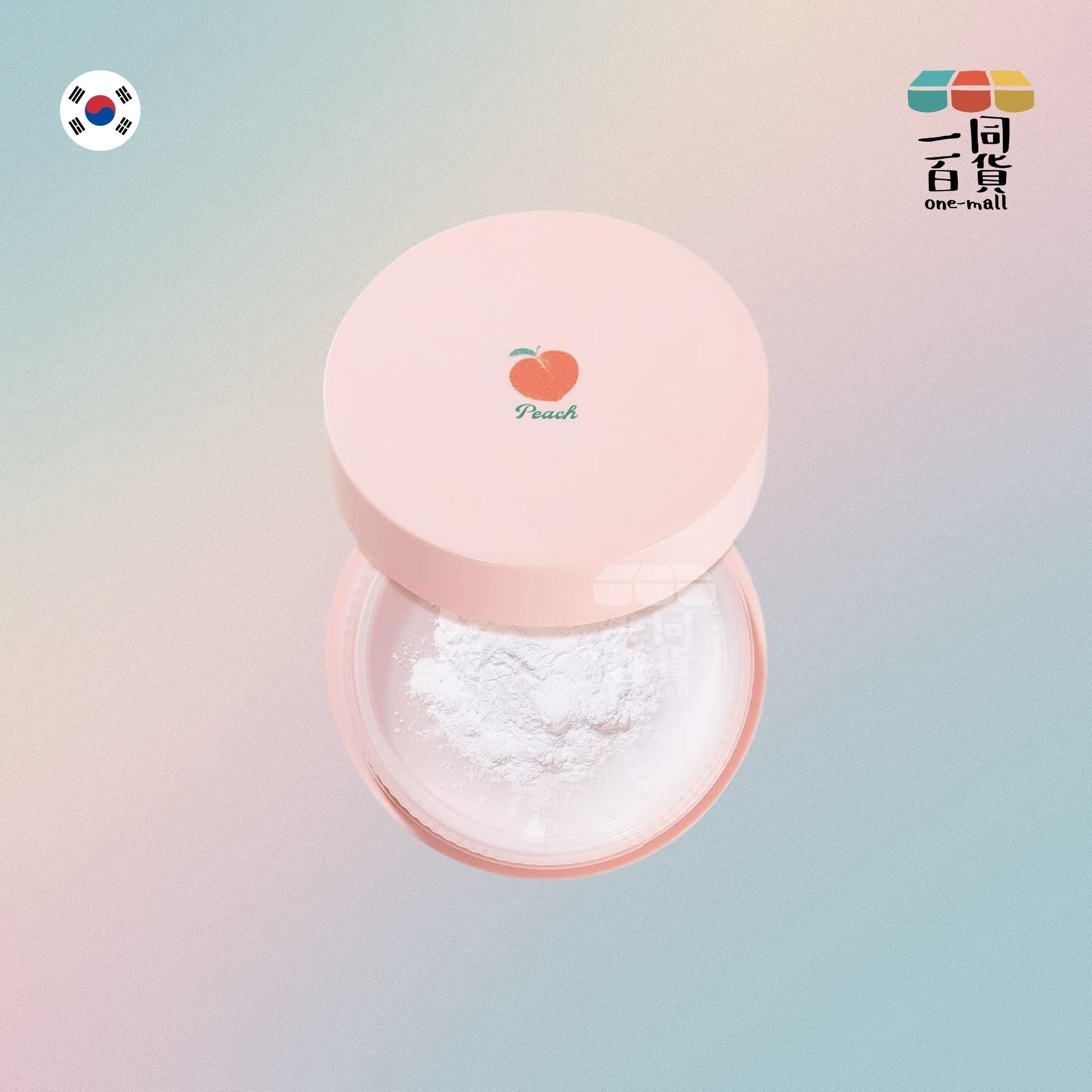 SKINFOOD | 蜜桃棉透感零油光蜜粉定妝粉 15g (平行進口) B444
