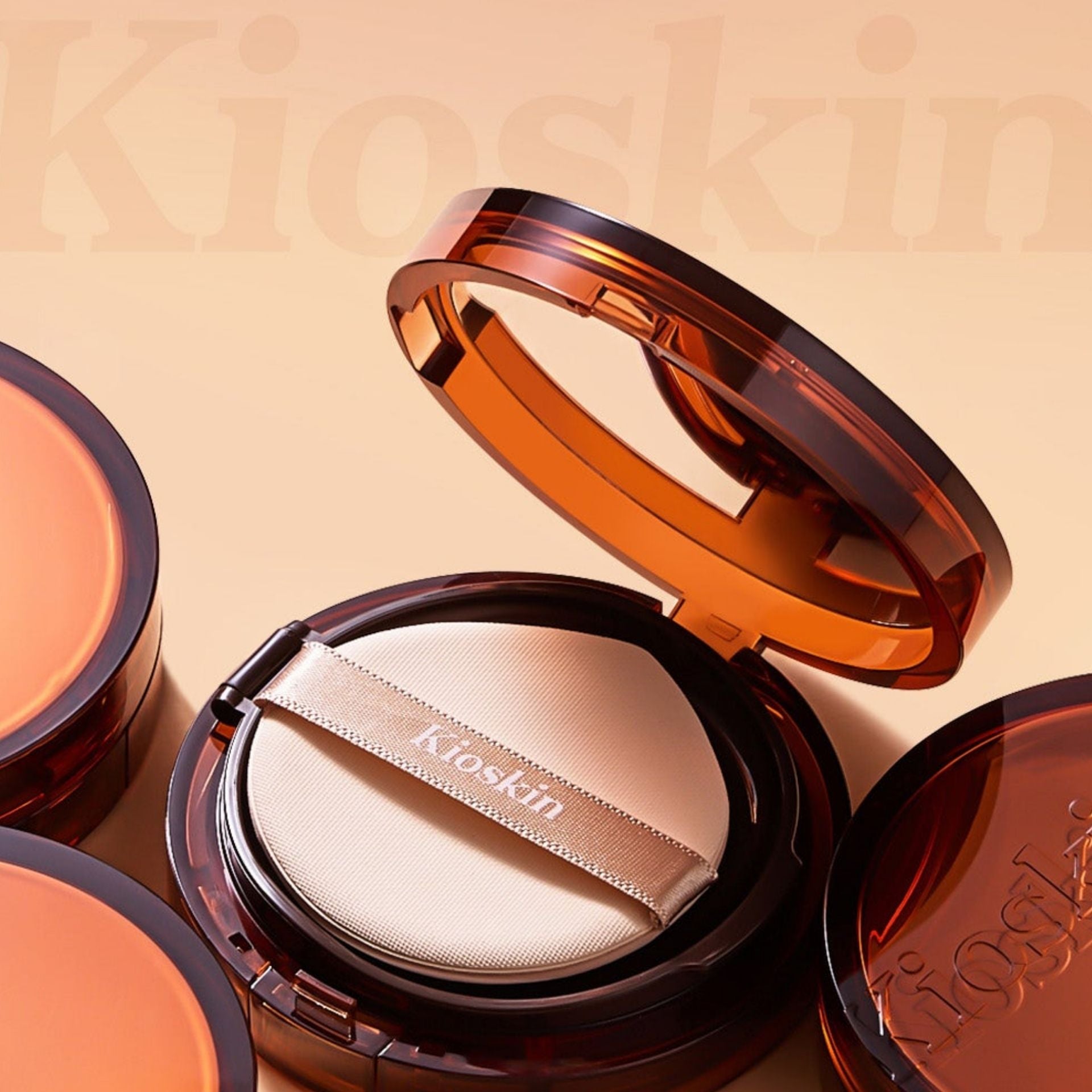 KIOSKIN | L-半胱氨酸美白光澤氣墊 SPF50+ PA++++ 21色象牙白 14g (平行進口) B2-2