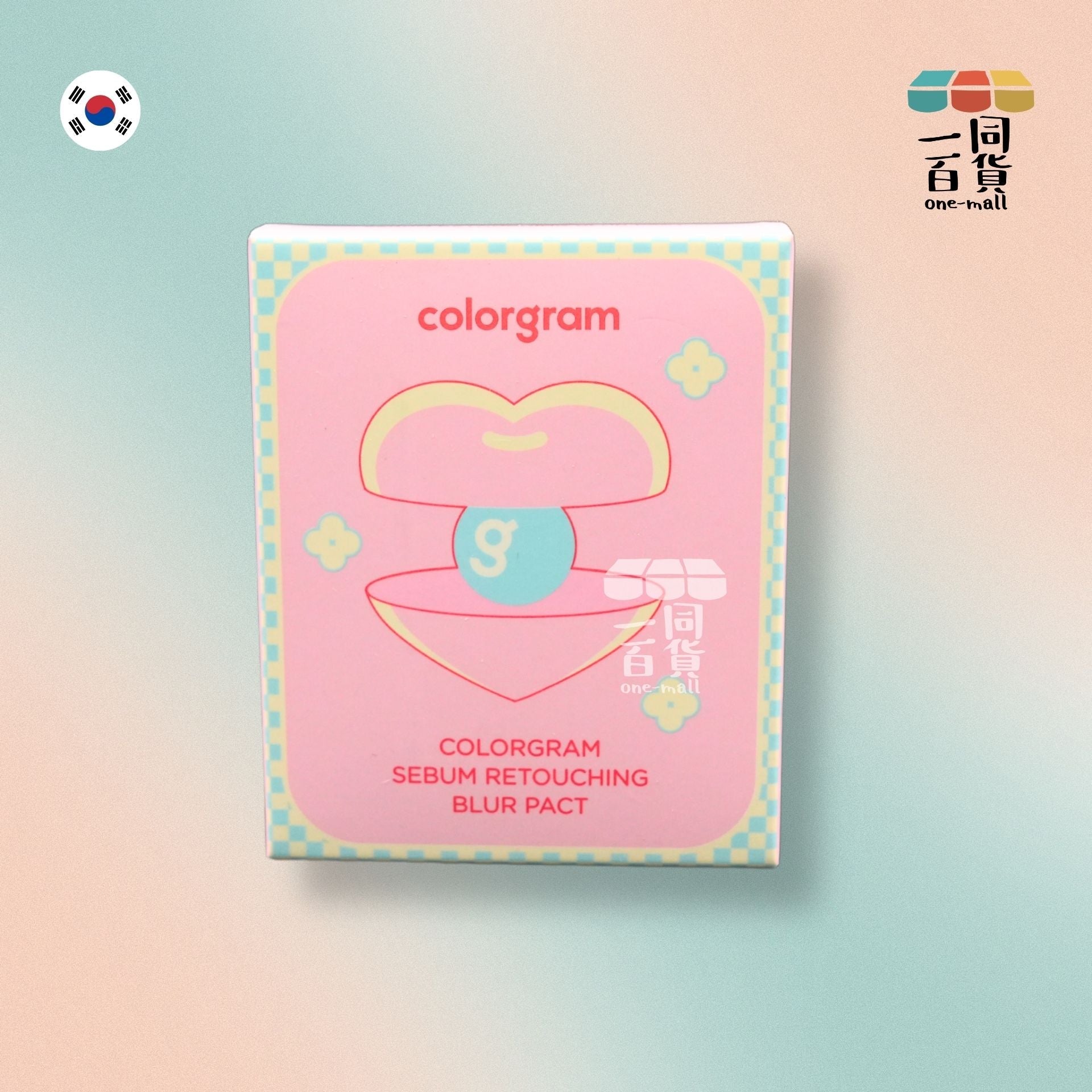 Colorgram | Colorgram - 粉色提亮去暗沉柔焦修毛孔濾鏡定妝粉餅 6.5g (平行進口) B2-4