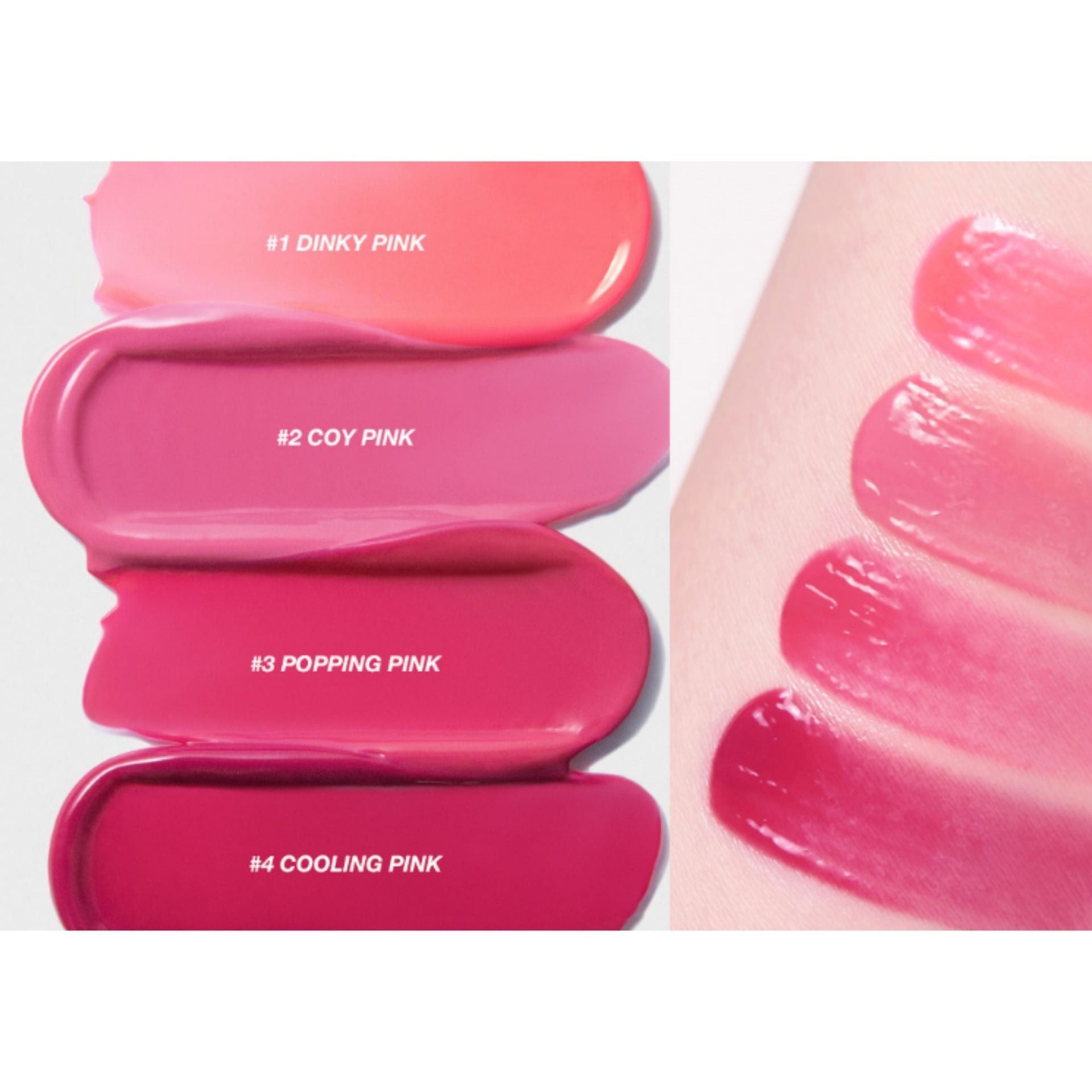 too cool for school | Glossy Blaster Tint 光澤唇釉 No. 4 Cooling Pink 3.4g (平行進口) A736