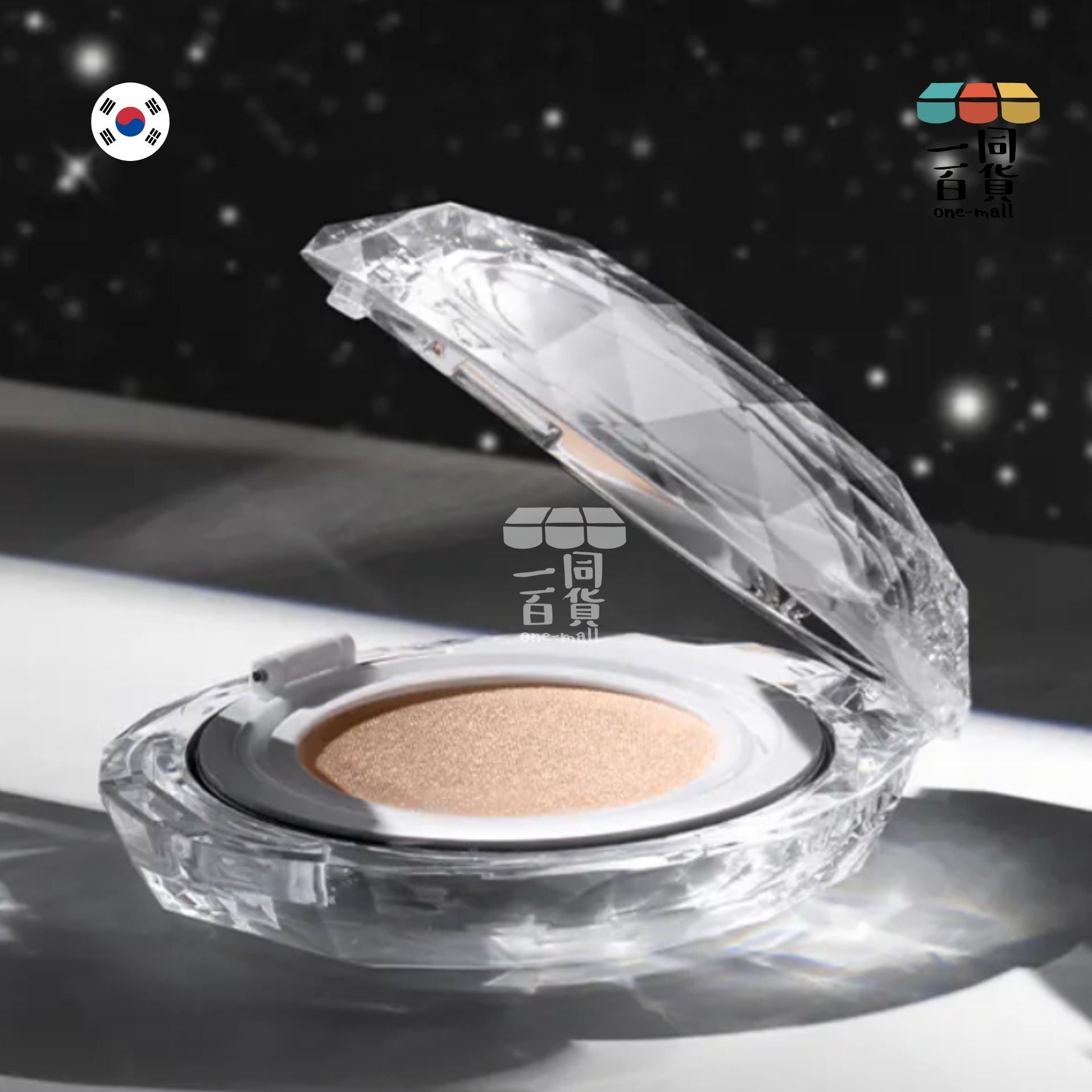 TIRTIR | 水晶持久水光亮彩無瑕氣墊粉底 [銀盒] - 21N號色 Ivory - 15g (平行進口) E2-3