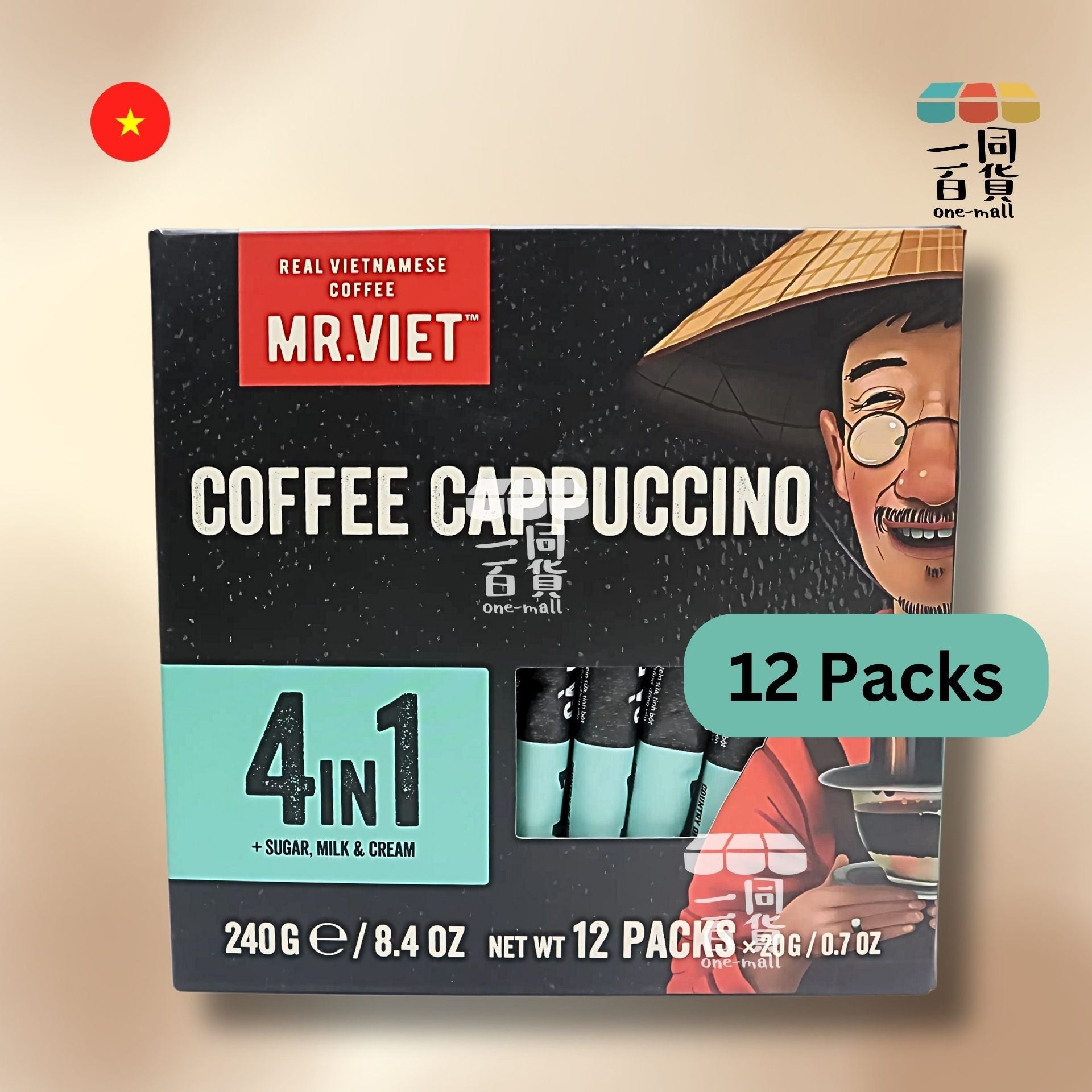 Mr.Viet | 四合一即沖咖啡 (平行進口) H3-6