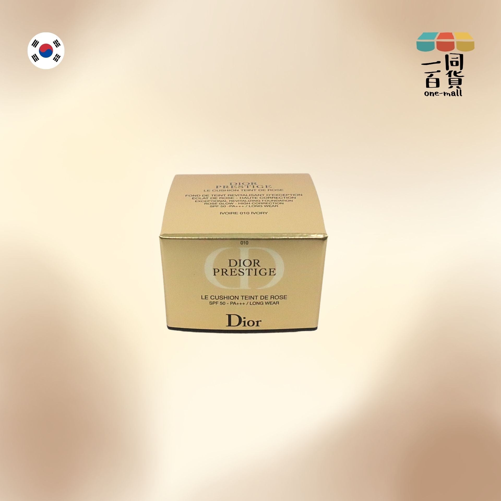 Dior | 迪奧 玫瑰花蜜修護氣墊粉底 迷你裝 #010 Ivory 4g (平行進口) B1-3