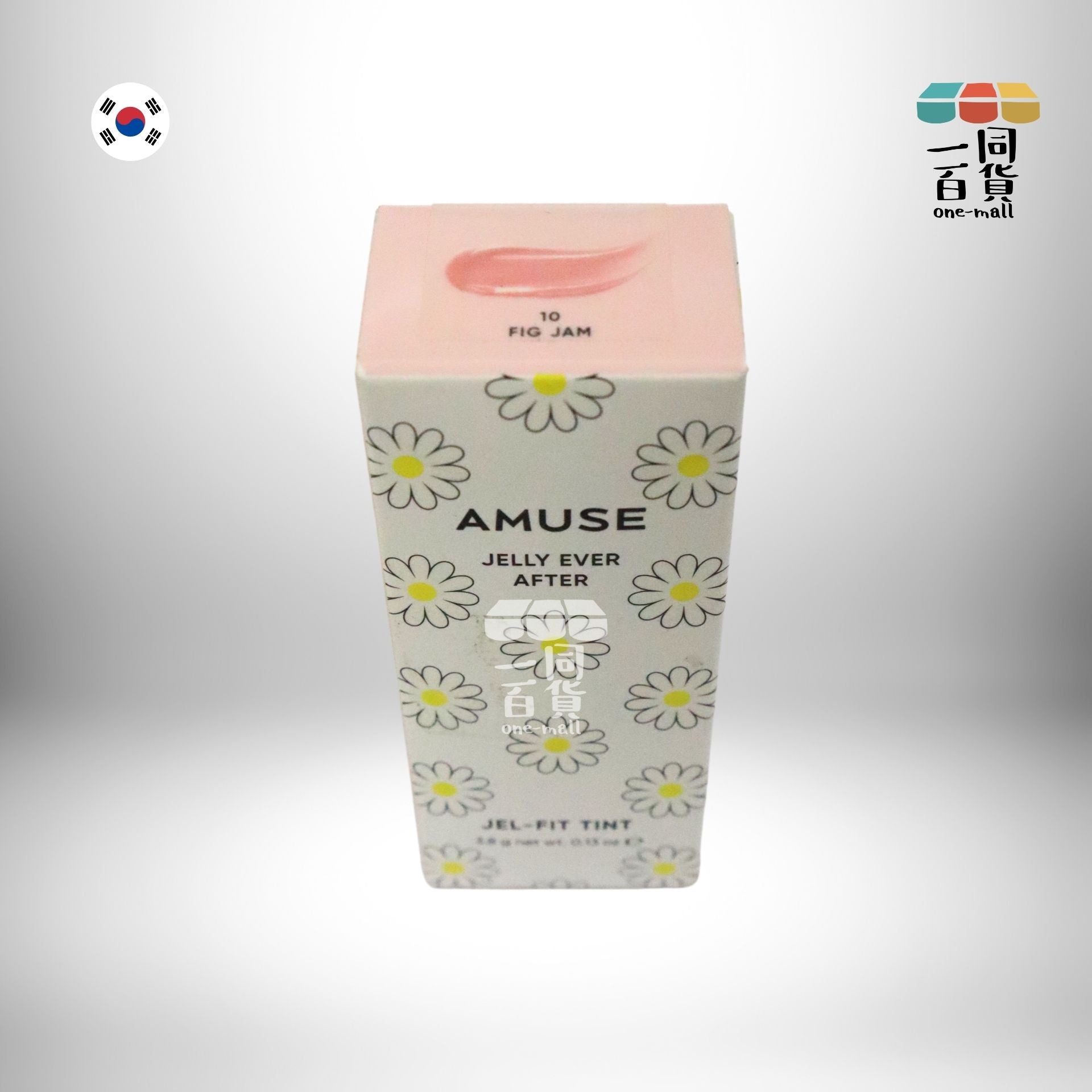 AMUSE | Jel Fit Tint 12小時持久果凍唇釉 3.8g - 10 Fig Jam [隨機包裝] (平行進口) C2-5