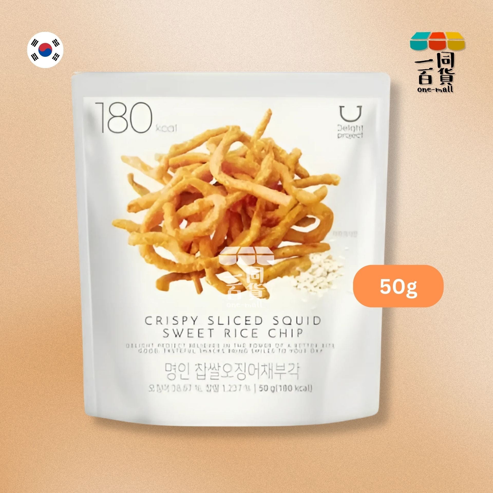 Delight Project | 低卡糯米炸魷魚條 50g (平行進口) A3-3