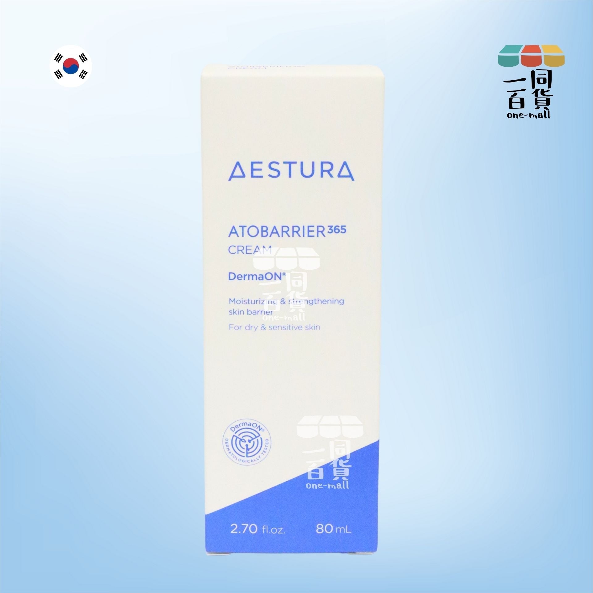 AESTURA | Atobarrier 365 舒緩柔護保濕面霜 80ml (平行進口) C4-2