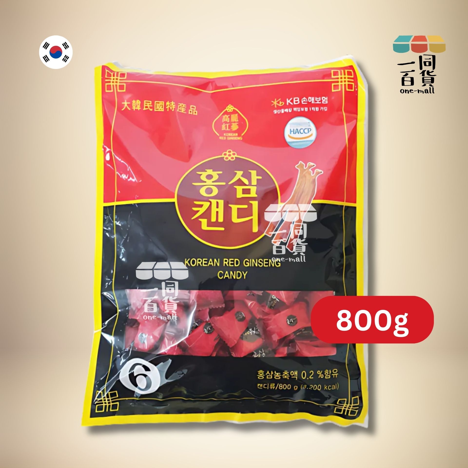 Korea | 高麗紅蔘糖 800g (平行進口) B3-5