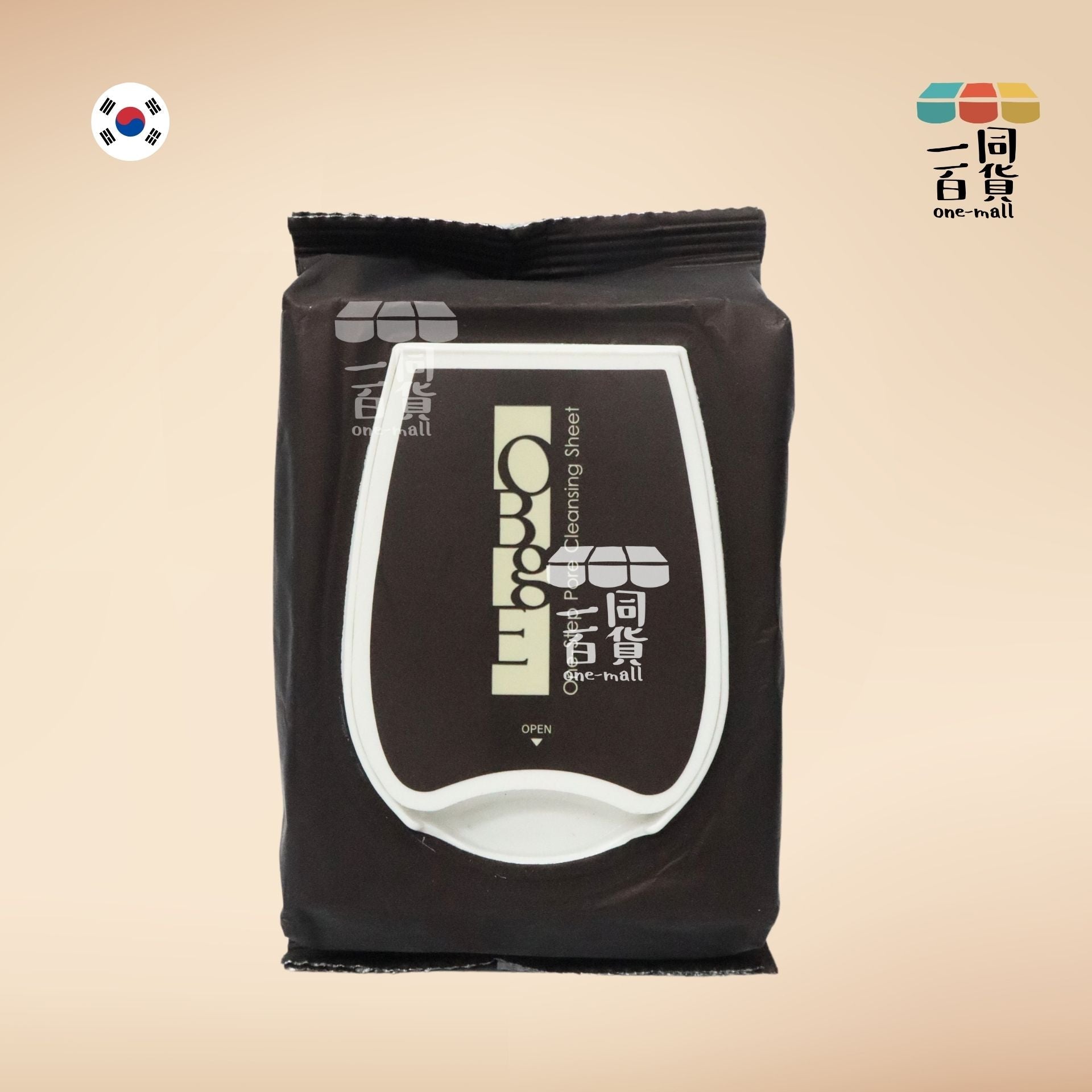 OBgE | 男士深層清潔簡易卸妝潔面濕巾(135g/32張) (平行進口) M2-3