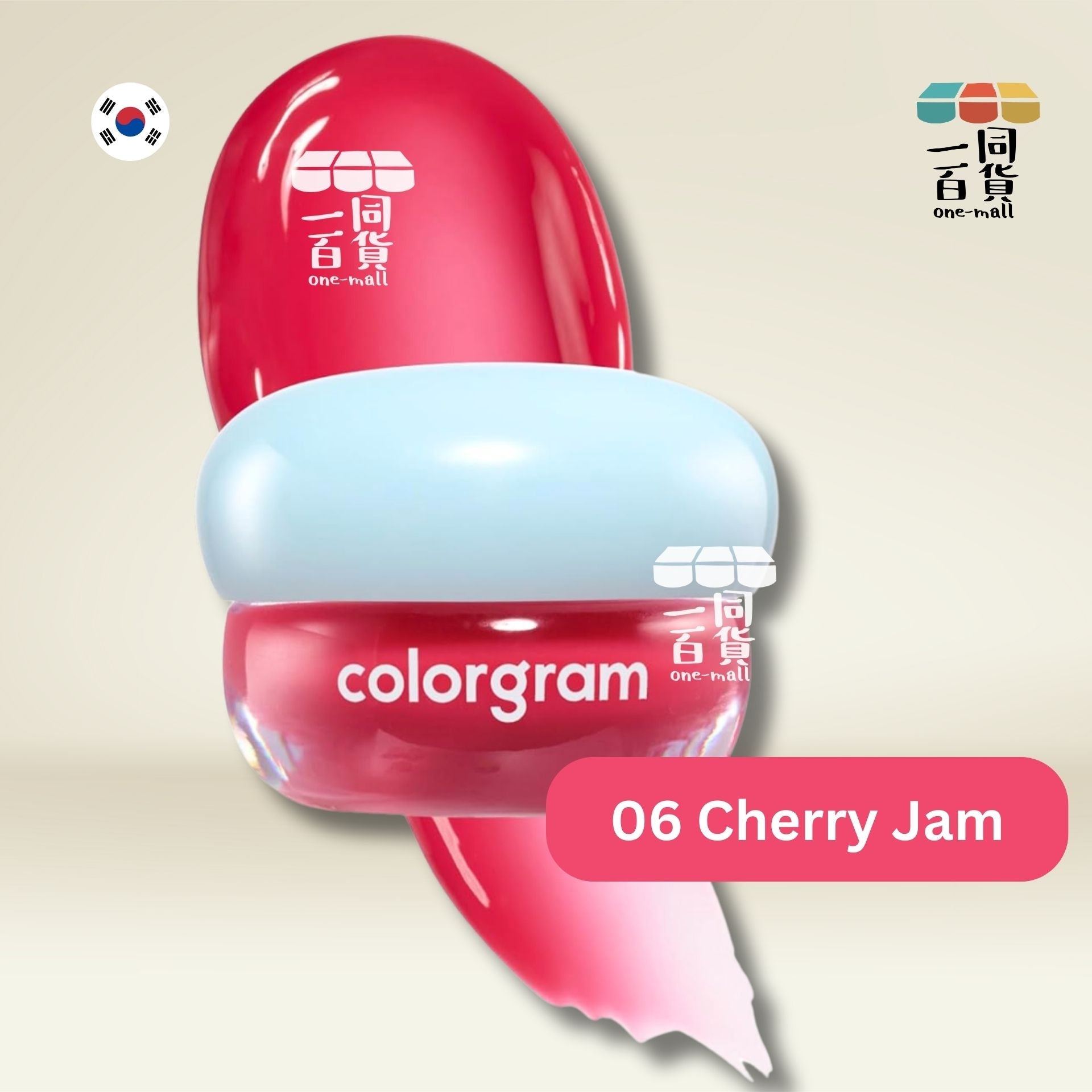 Colorgram | Colorgram - TinTin Dory Lip Jam 唇頰兩用果凍膏 06 Cherry Jam (平行進口) D2-3