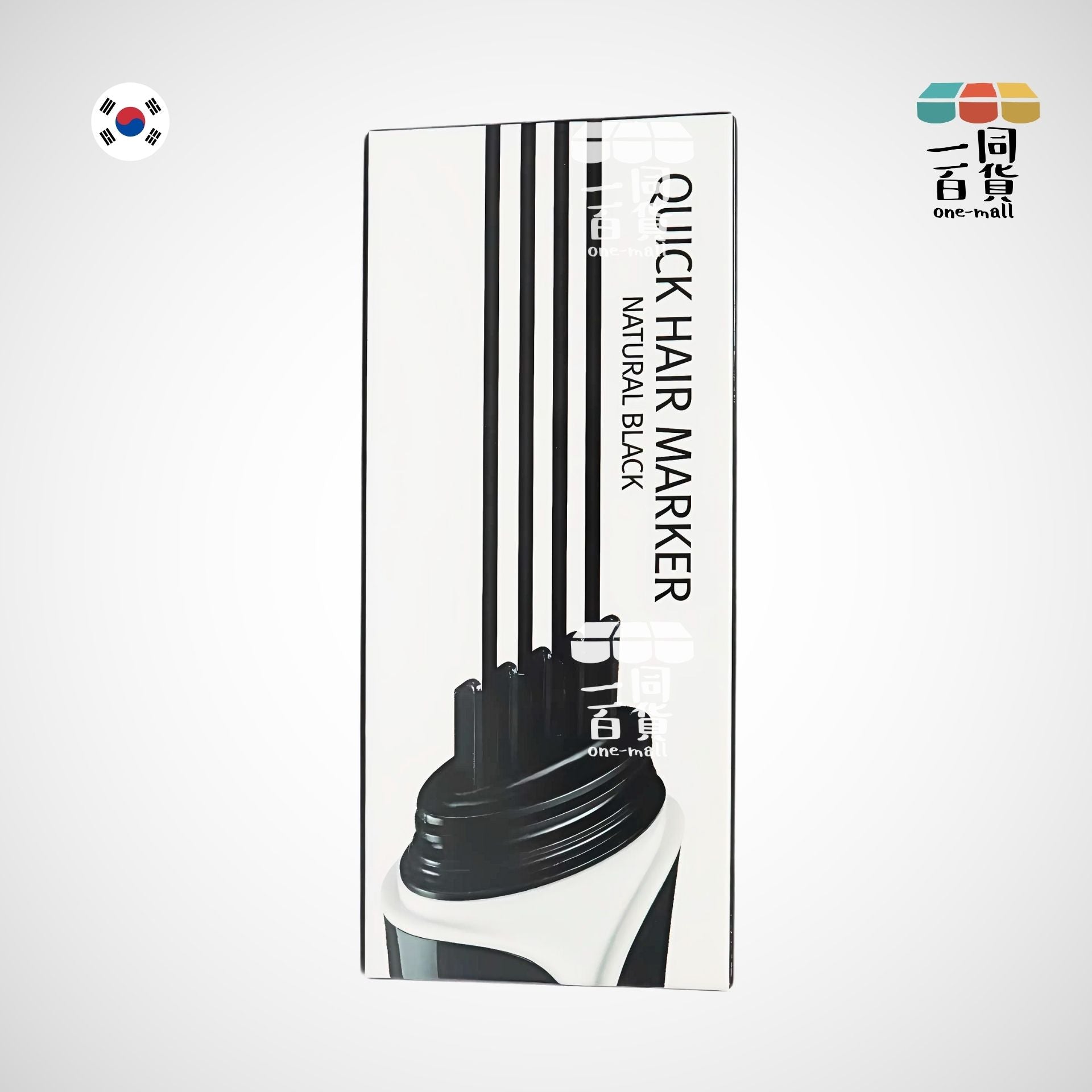 Rire | 快速遮白髮刷 8.5g (黑) (平行進口) M1-4