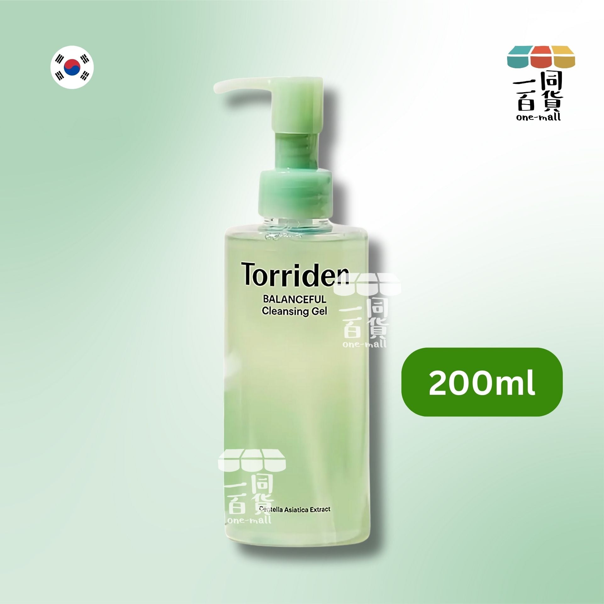 Torriden | Torriden 積雪草潔面啫喱 200ml (平行進口) A436