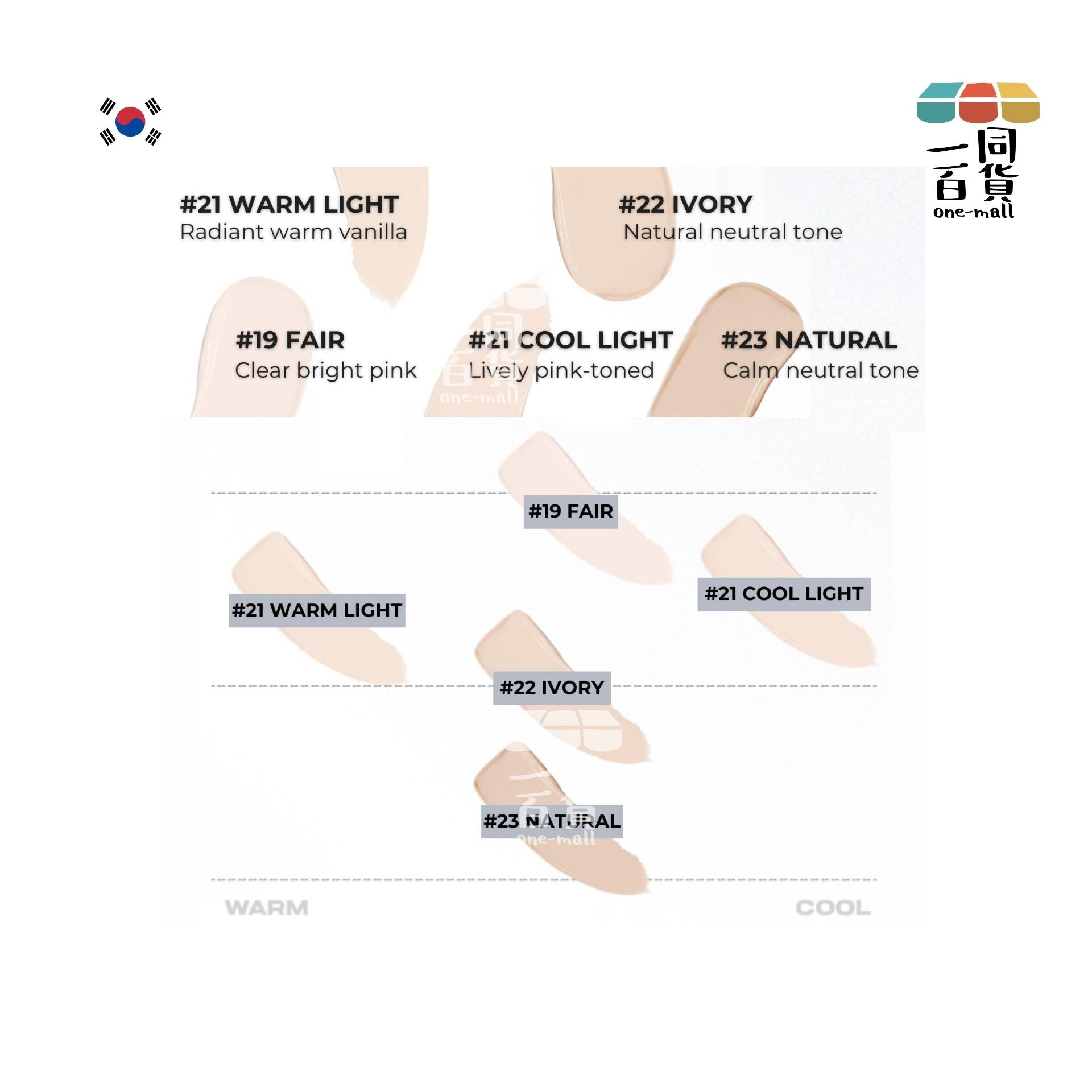 ABOUT__TONE. | 24小時超貼服高遮瑕舒適遮瑕膏 5.6g - 23 Natural (平行進口) D242
