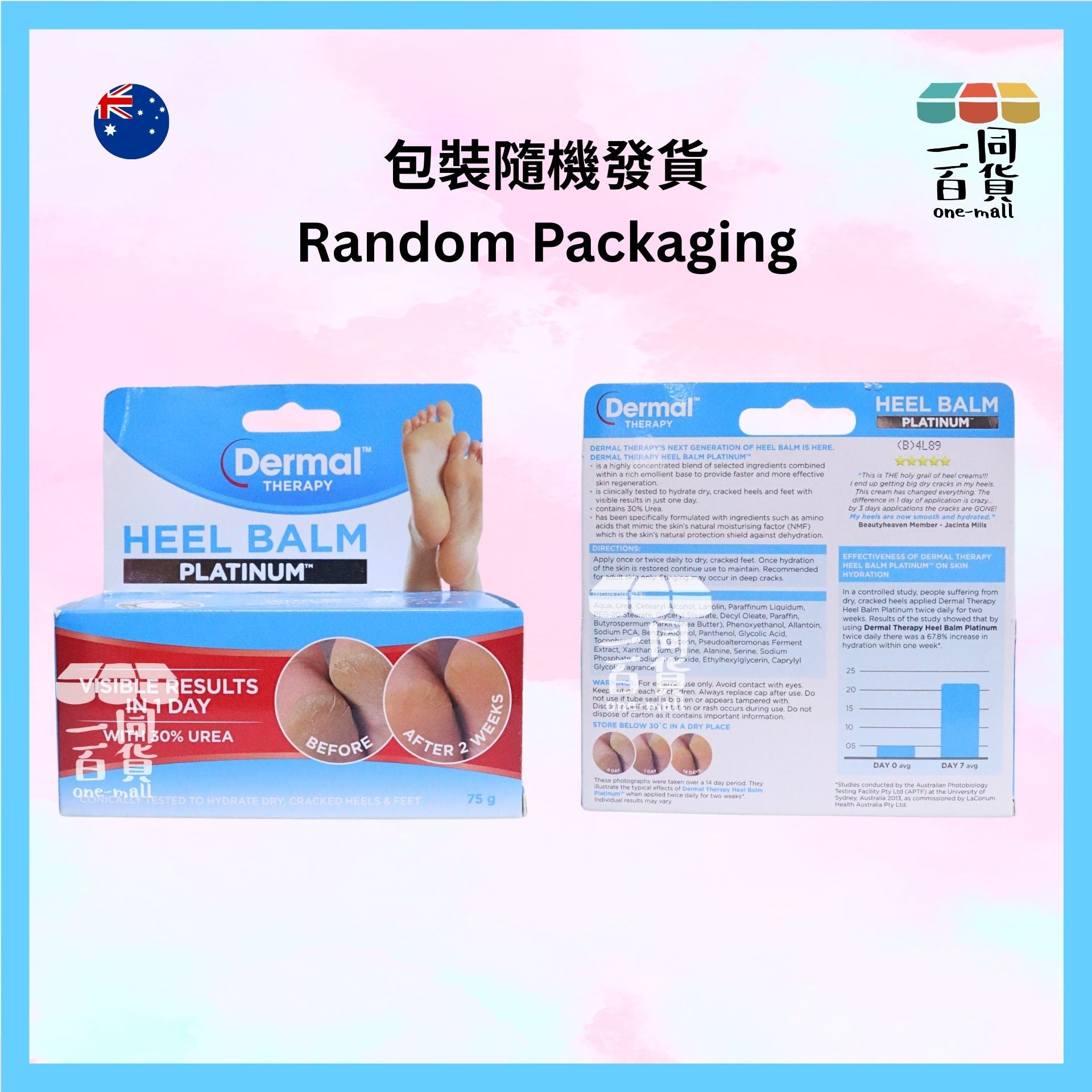 Dermal Therapy | 深層修護腳跟霜 75g (平行進口) D142 [包裝隨機]