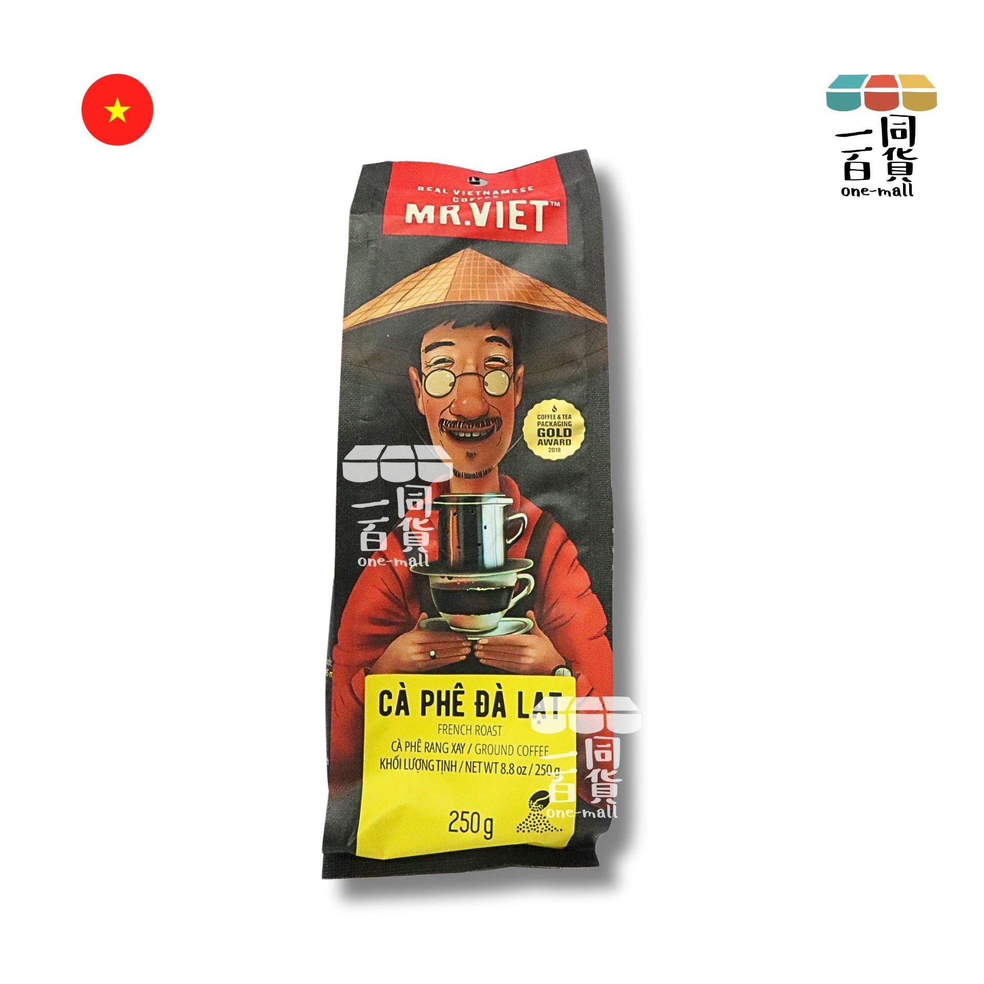 Mr.Viet | 大叻法式烘焙咖啡粉 250g (平行進口) F6-1