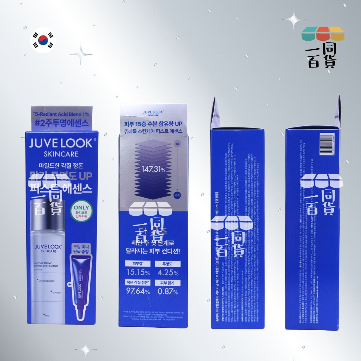 JUVELOOK | PDLLA 膠原蛋白提升激活導入保濕精華爽膚水 150ml (+面霜 5ml)[藍盒](平行進口) C326