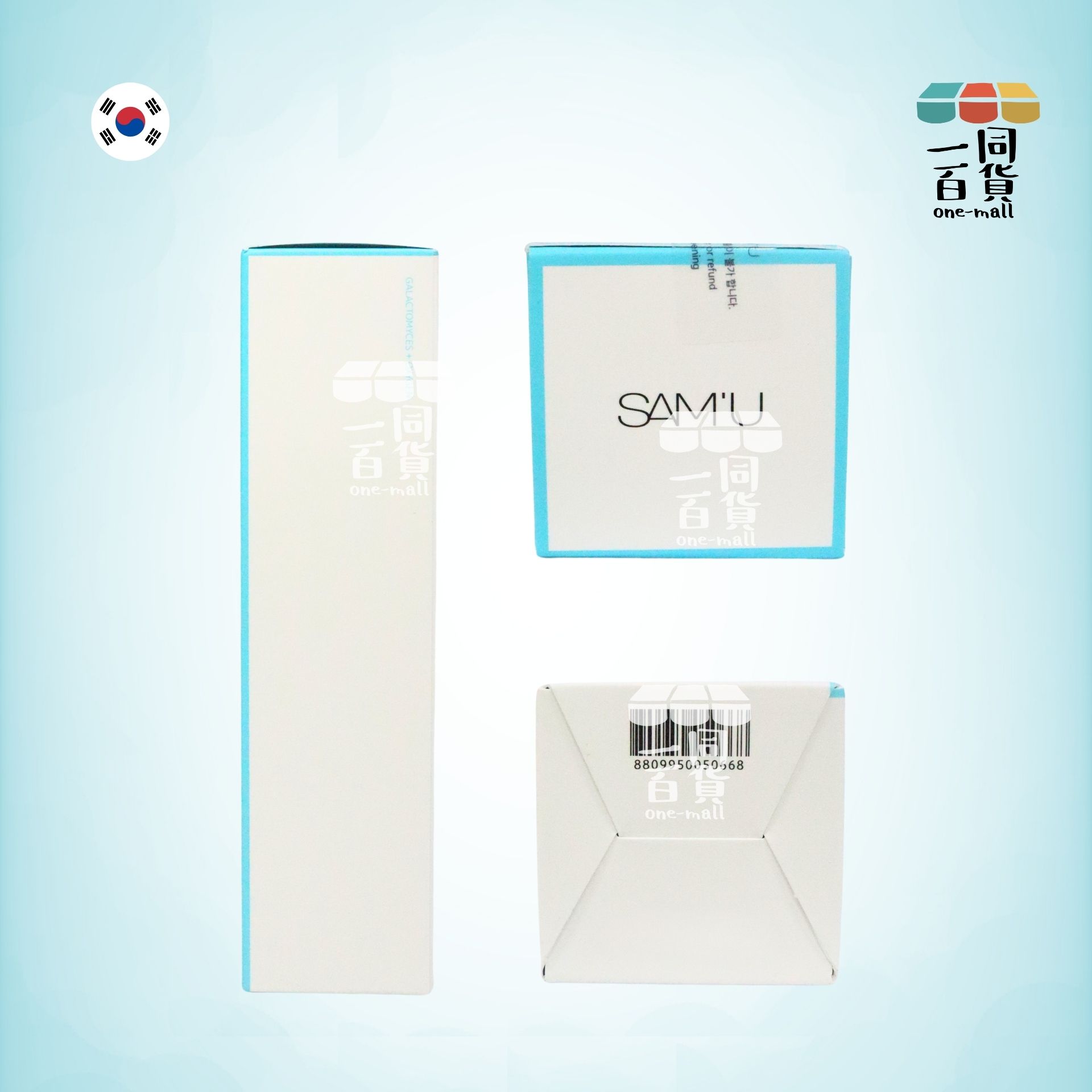 SAM'U | 毛孔氧氣化妝水 180ml [粉藍](平行進口) C426