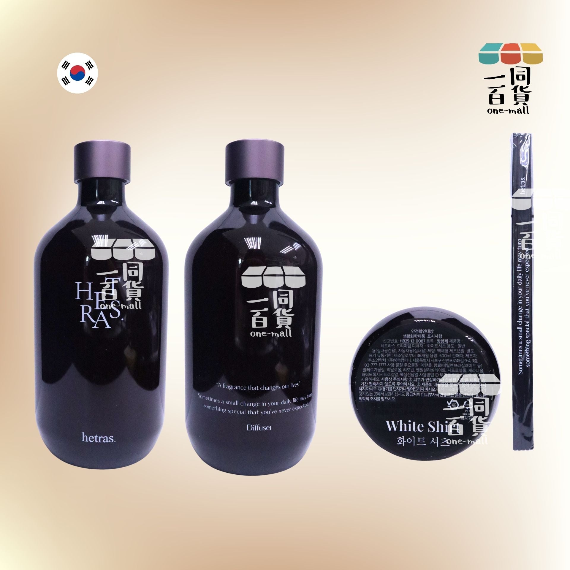 hetras. | [1ea] 室内高級擴香瓶 500ml x 1支 - White Shirt [冇盒](平行進口) J000