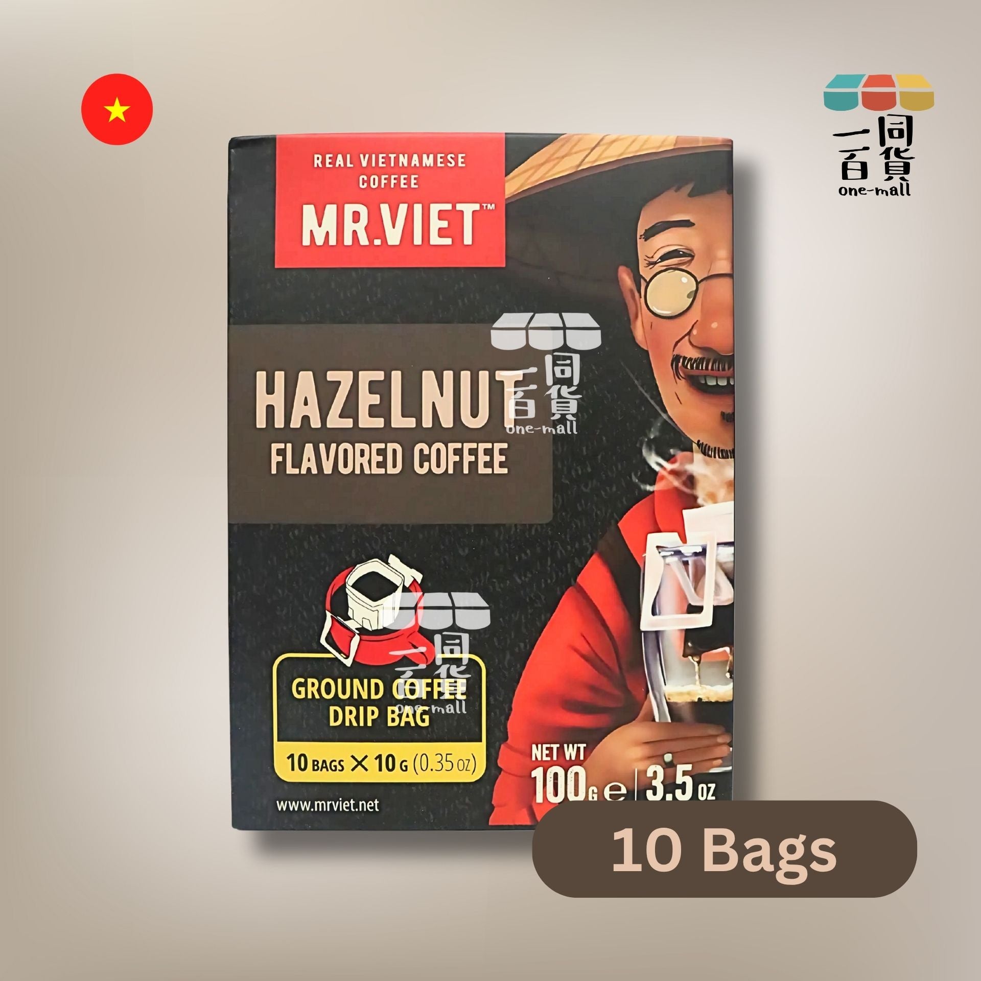 Mr.Viet | 榛子掛耳咖啡 10包 (平行進口) F6-1